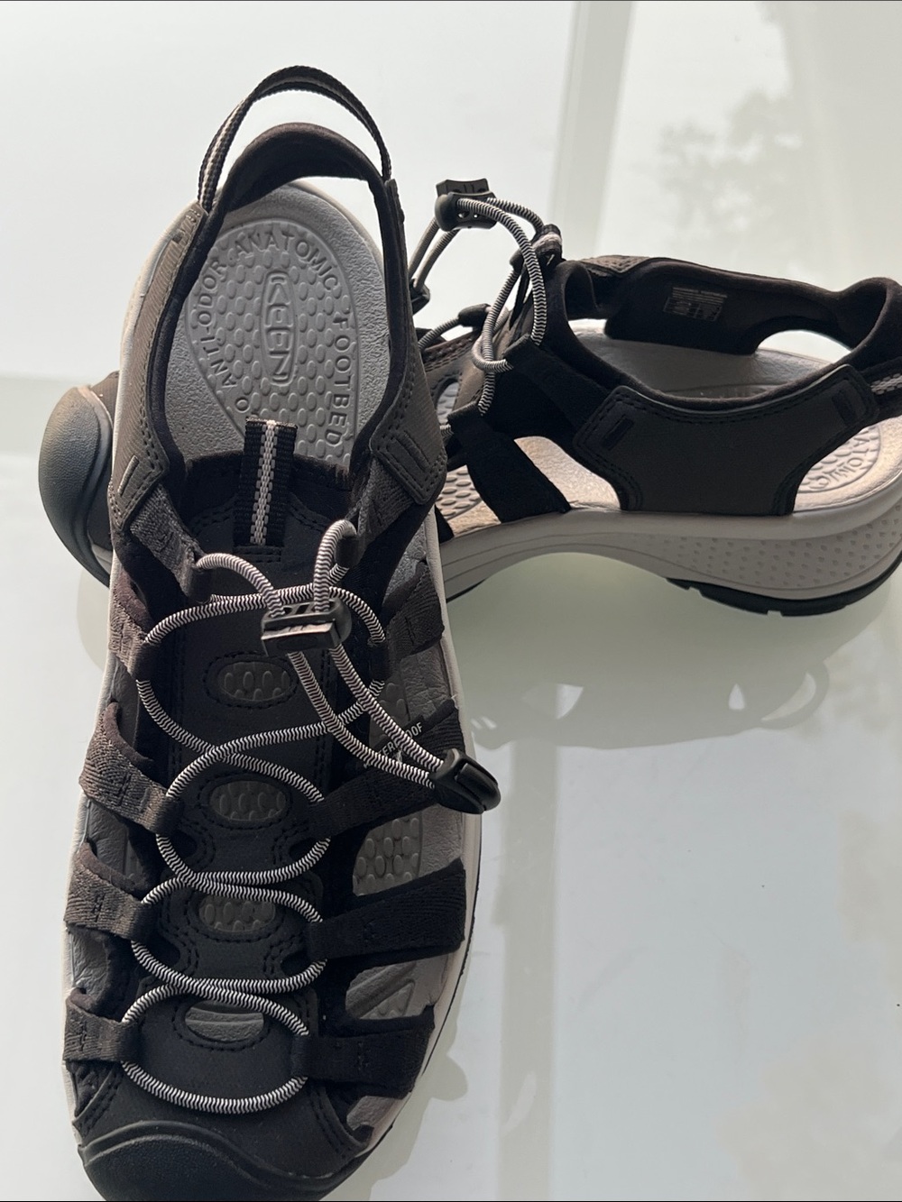 KEEN Black and Gray Women's Sport Sandal